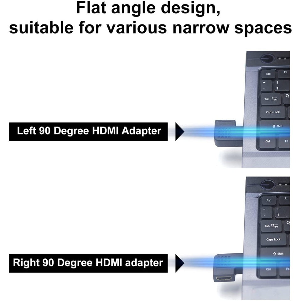 Techly HDMI Adapter Stecker/Buchse 270°