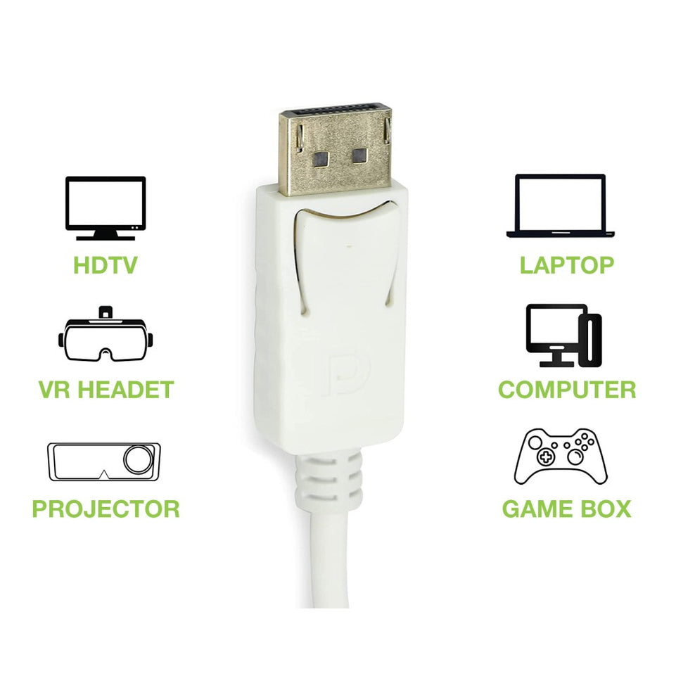 Techly Adapter - DisplayPort 1.2 Stecker auf HDMI 15cm