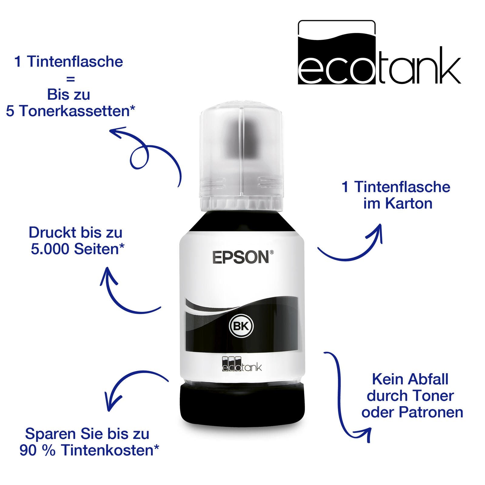 Epson EcoTank ET-M2120 A4-Tintentank-Multifunktionsdrucker s/w