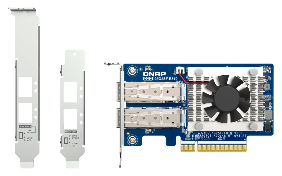 QNAP QXG-25G2SF-E810 Netzwerkadapter PCIe 25GBE SFP28