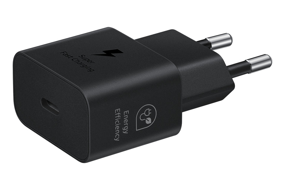 Samsung Galaxy Power Adapter USB Type C 25W w/o Cable Black