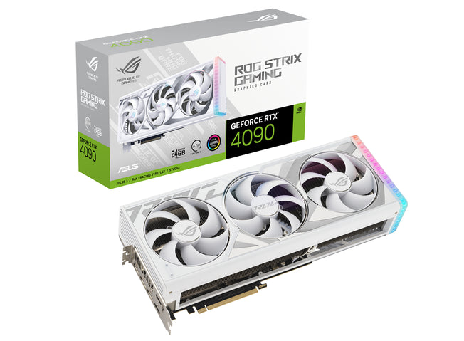 ASUS ROG-STRIX-RTX4090-24G-WHITE 24GB GDDR6X HDMI DP