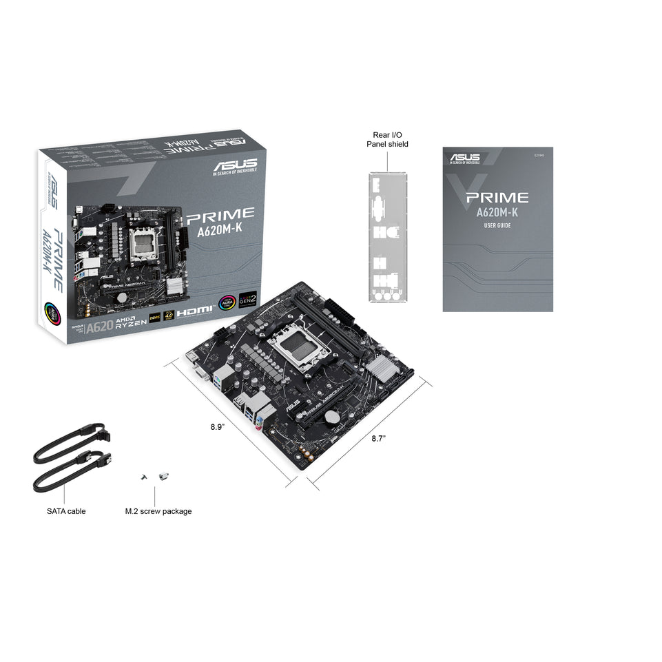 MB ASUS PRIME A620M-K                    (AMD,AM5,DDR5,mATX)