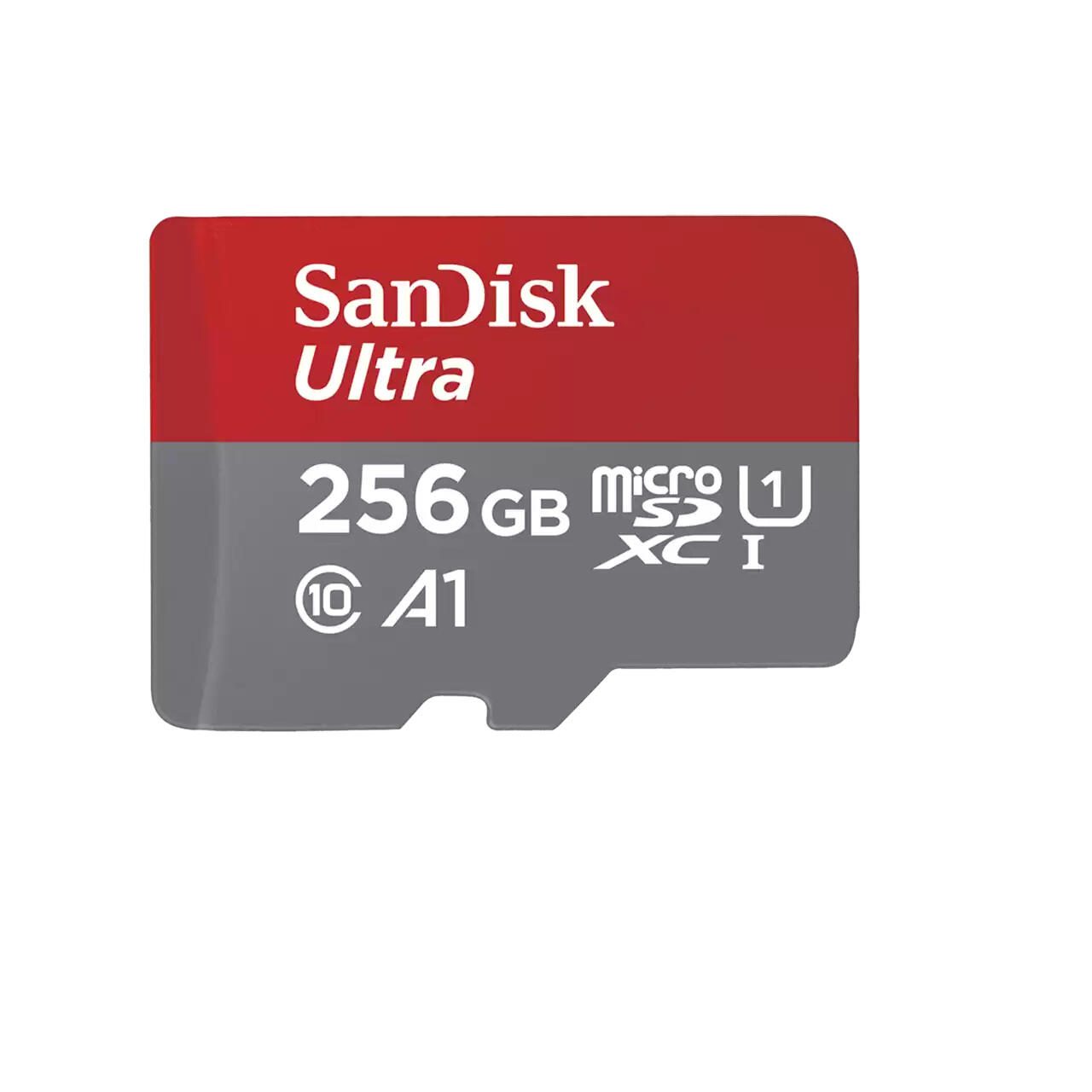 SanDisk Ultra microSDXC Speicherkarte für Chromebooks 256GB + SD Adapter