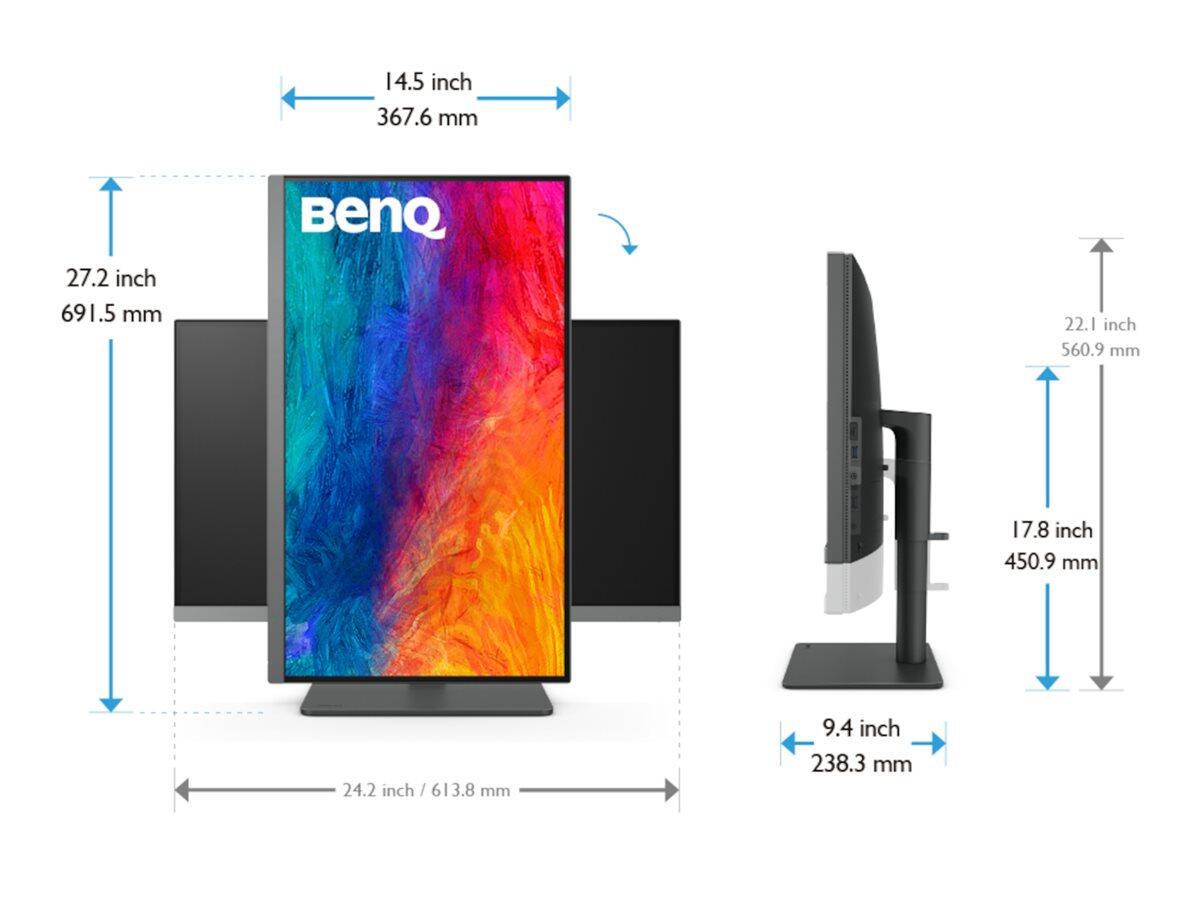 BenQ DesignVue PD2706U Grafik Monitor 68,58 cm (27')