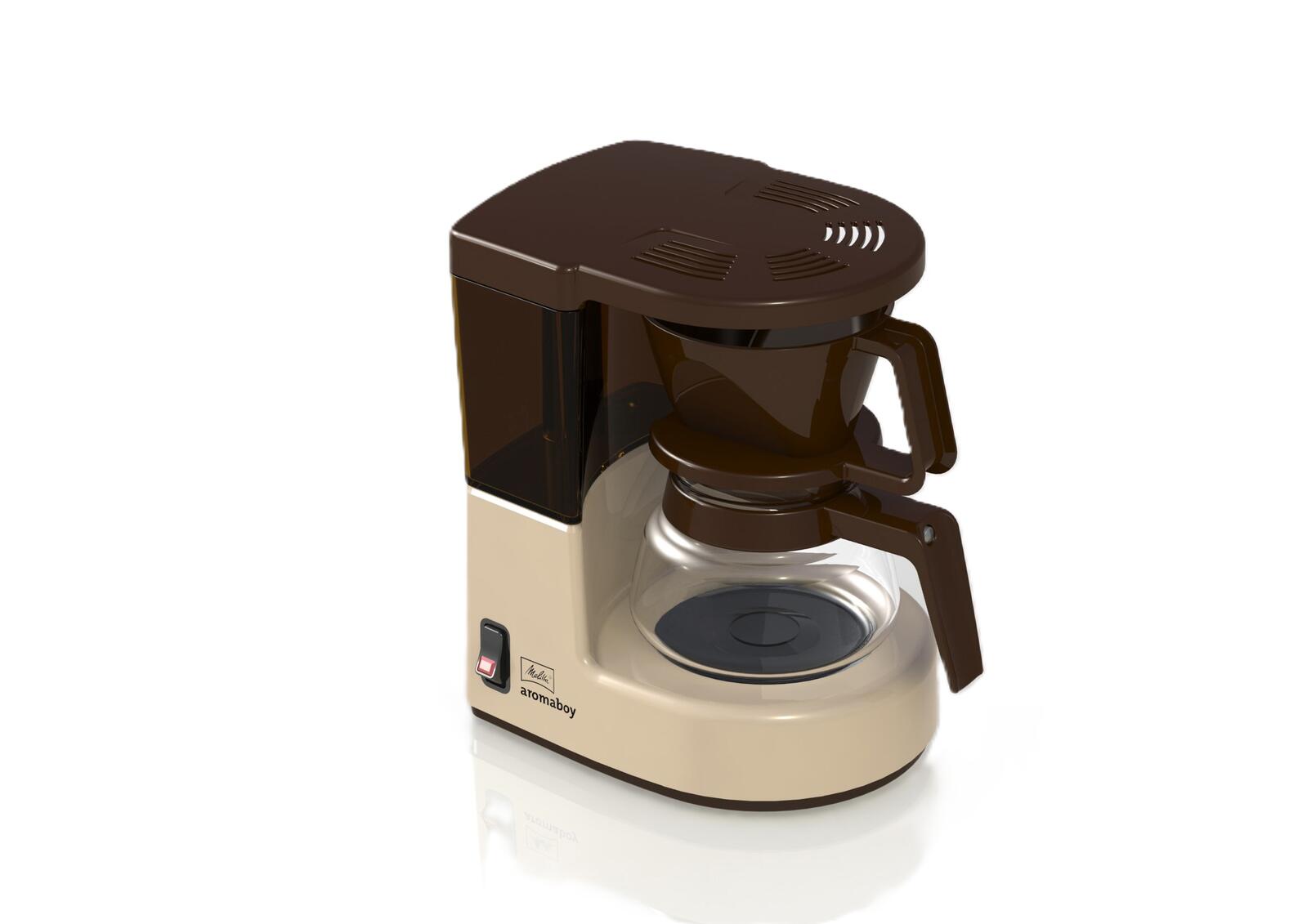 Melitta Aromaboy Filterkaffeemaschine - Beige/Braun