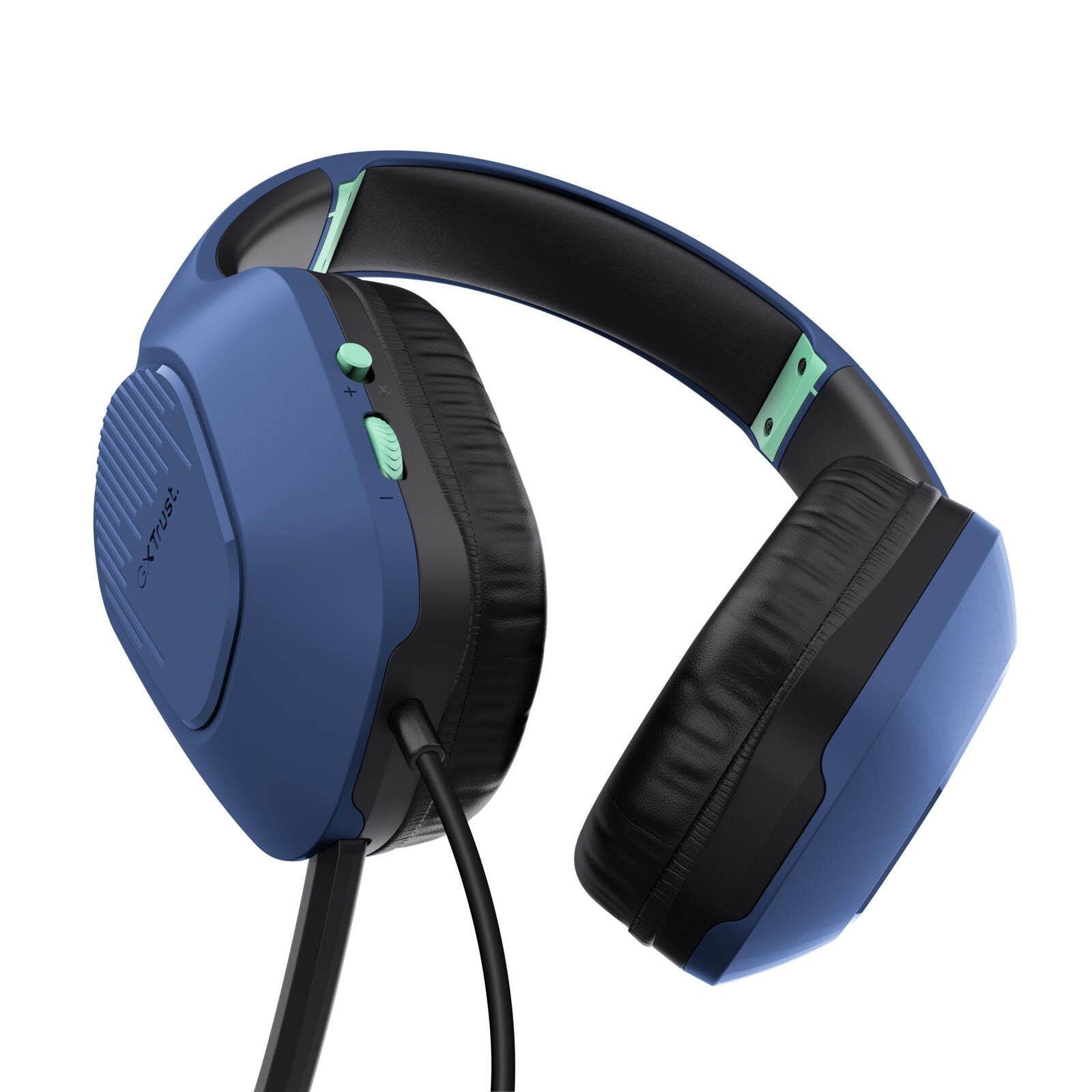 Trust Gaming GXT 415B Zirox Federleichtes Gaming-Headset - Blau
