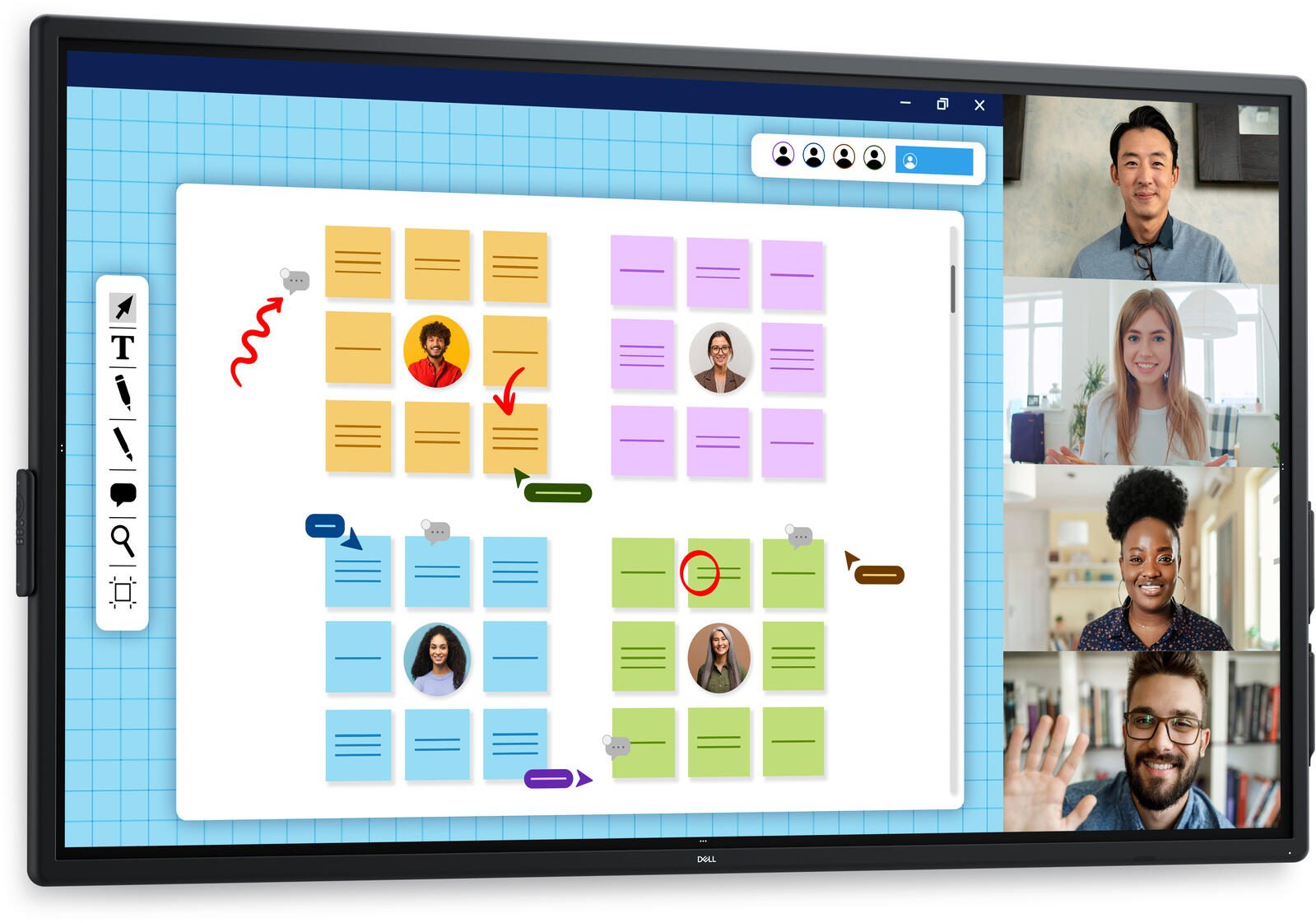 Dell P7525QT Multi-Touch-Display 189,2 cm (74,5 Zoll)