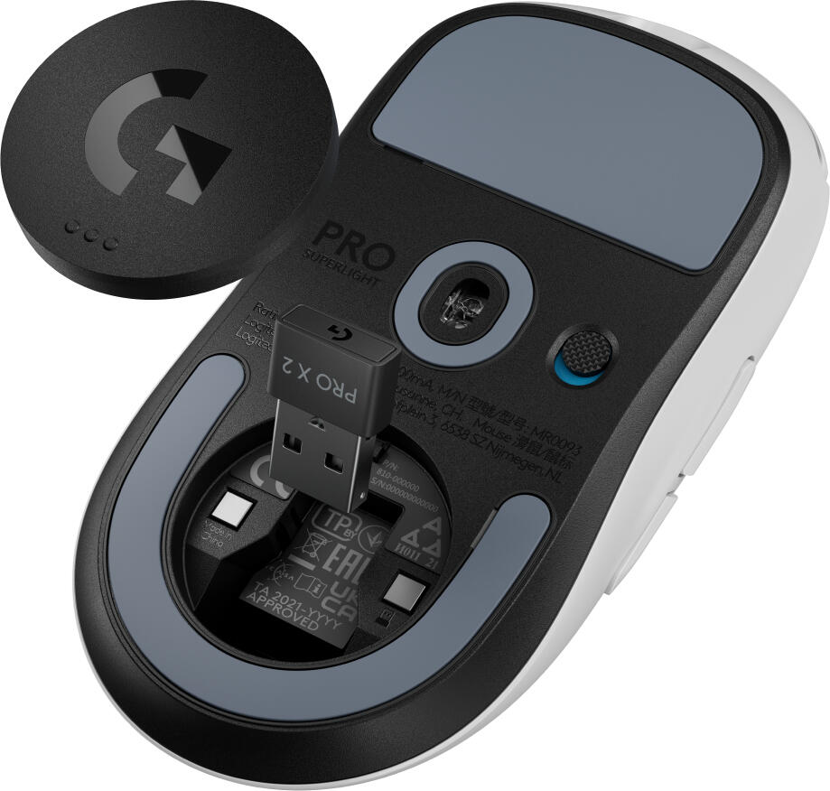 Logitech G PRO X SUPERLIGHT 2 kabellose Gaming Maus, weiß
