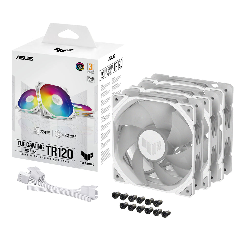 ASUS Lьfter TUF GAMING TR120 FAN ARGB WHT 3IN1