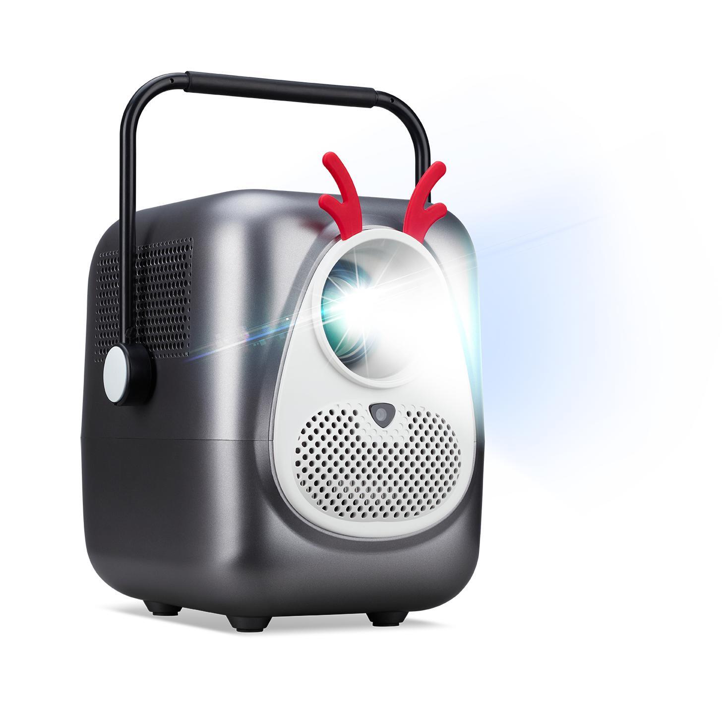 Acer Aopen QF23s mobiler LED Beamer 250 ANSI Lumen grau