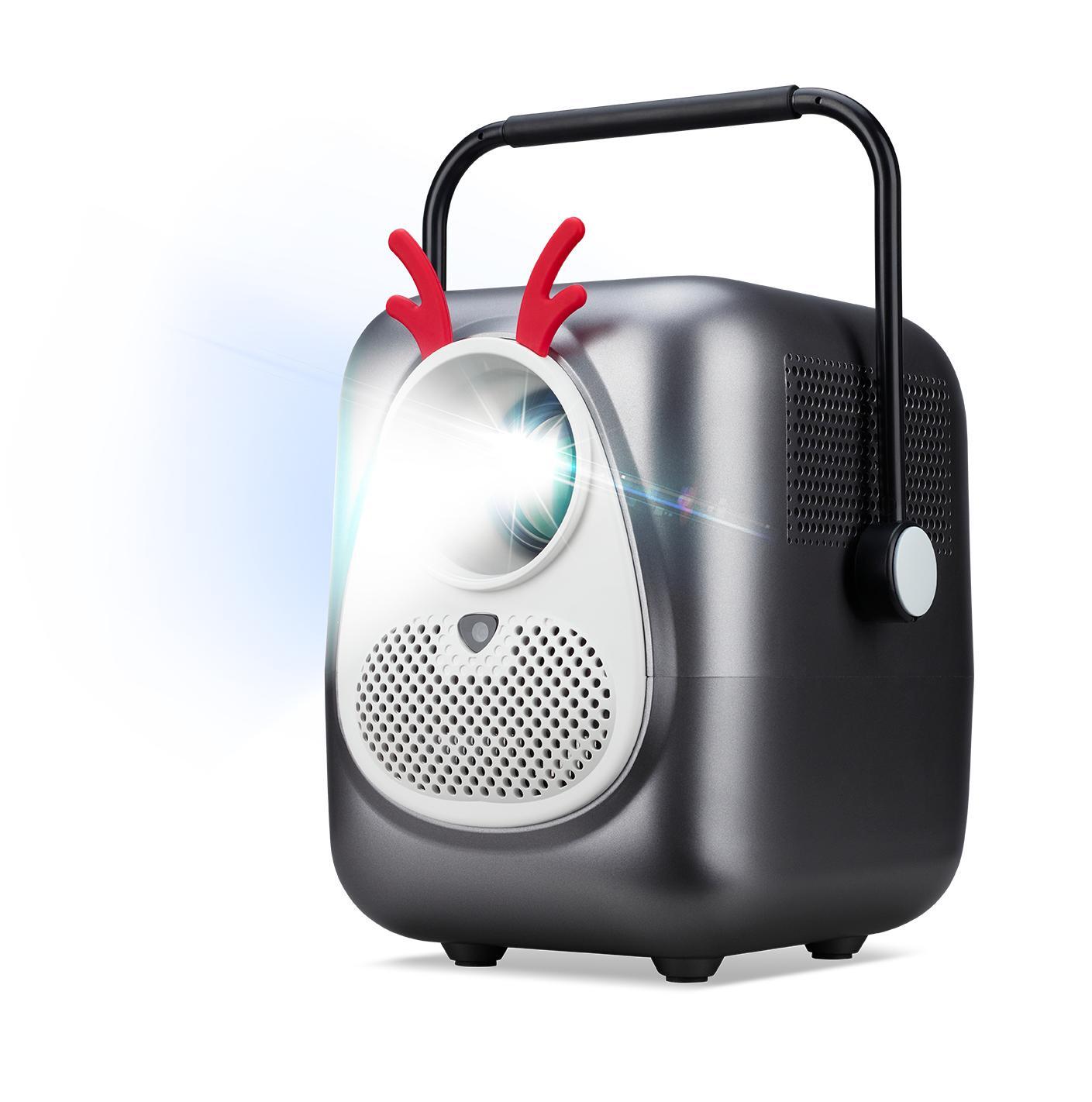 Acer Aopen QF23s mobiler LED Beamer 250 ANSI Lumen grau