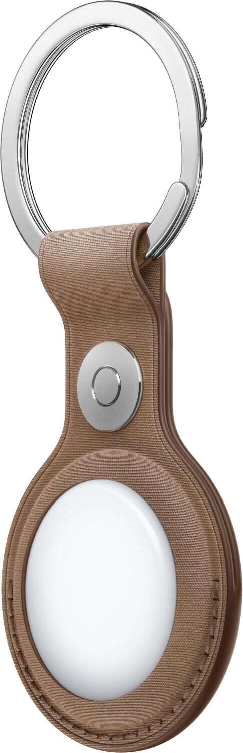Apple Air Tag Anhänger Feingewebe taupe