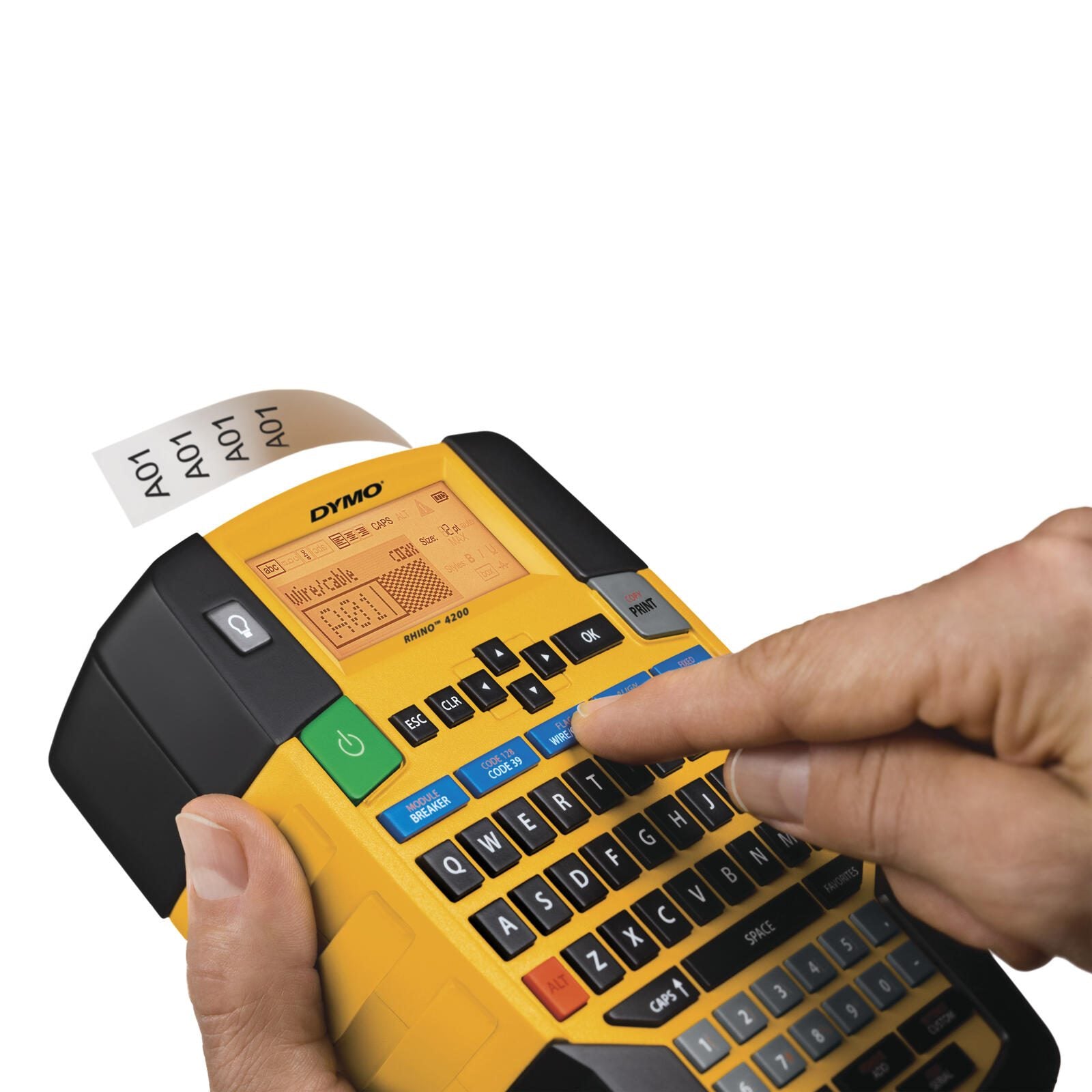 DYMO® Rhino 4200 - Industrielles Beschriftungsgerät mit QWERTZ-Tastatur