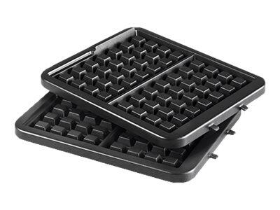 Tefal King Size Waffeleisen, schwarz/silber