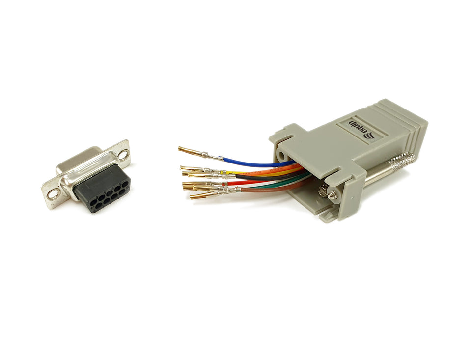 Equip Adapter DB9 -> RJ45 Adapter Bu/Bu TIA/EIA-561