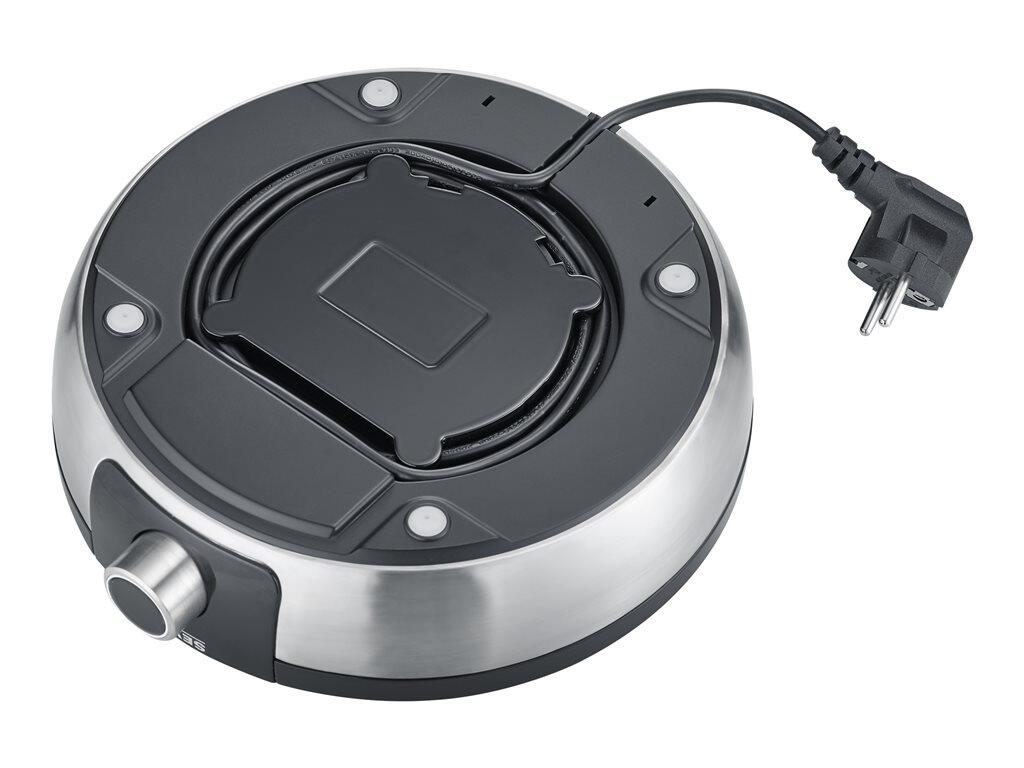 SEVERIN JG 3521 Joghurtbereiter, Edelstahl gebürstet/schwarz