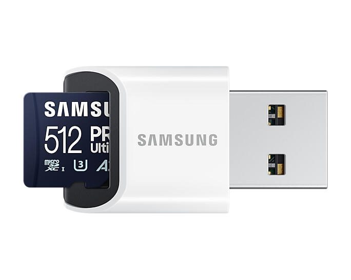 Samsung PRO Ultimate MB-MY512SB Speicherkarte 512 GB mit USB Kartenleser