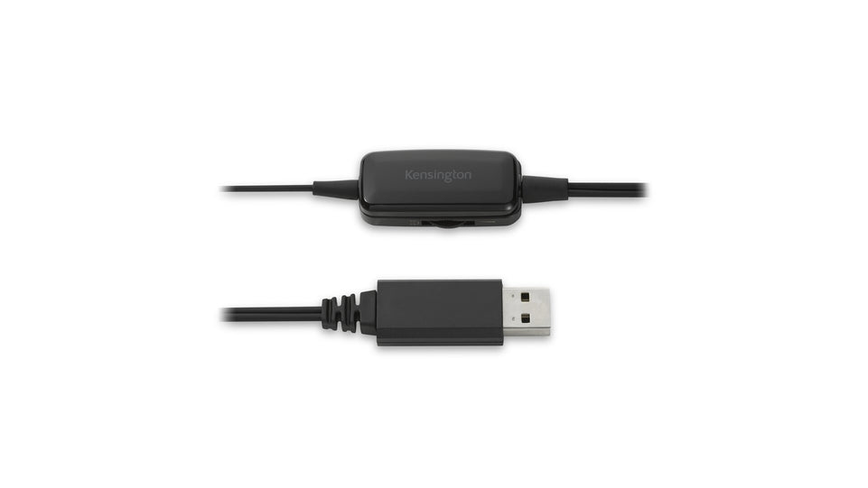 Kensington Headset Classic USB-A Mono mit Microfon schw.