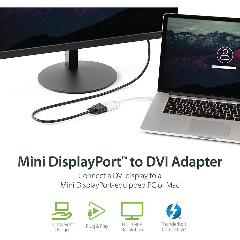 Techly Adapter - Mini-DisplayPort 1.2 auf DVI