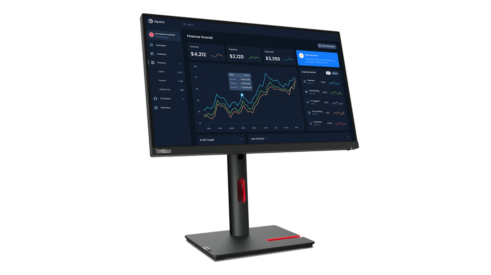 Lenovo ThinkVision T22i-30  (21,5") FHD  HDMI/DP/VGA/HUB