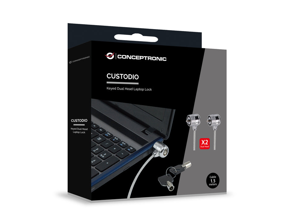 CONCEPTRONIC NBT Notebook/Laptop Dual Schlьsselschloss 1.5m