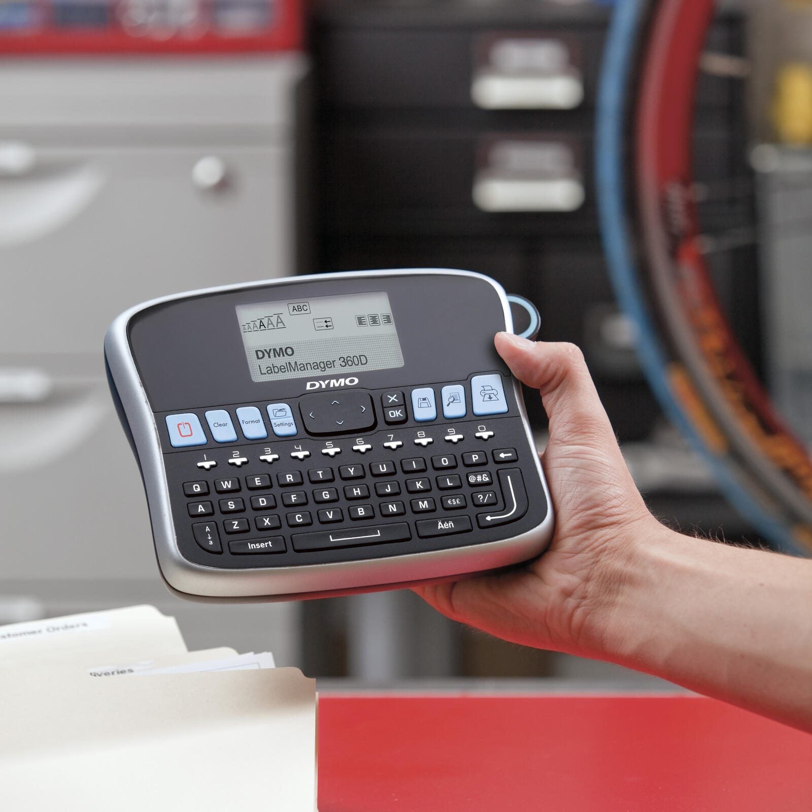 DYMO® LabelManager™ 360D, Beschriftungsgerät