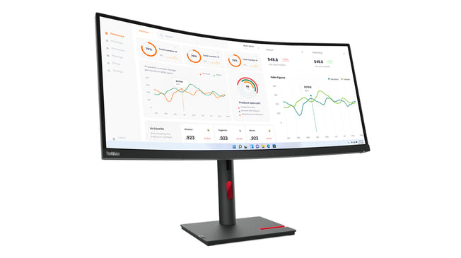 Lenovo ThinkVision T34w-30  (34")   WQHD HDMI/DP/USB-C/DOC