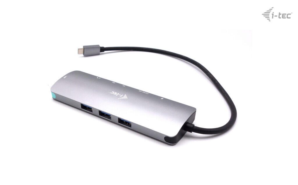 I-TEC USB C Metal Nano Docking Station mit Power Delivery 100W