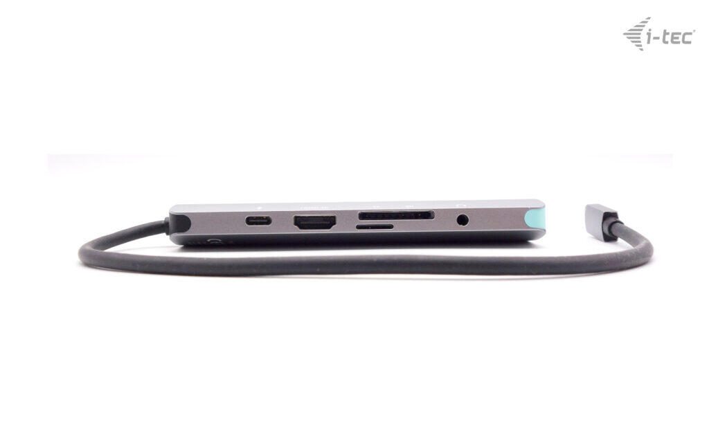 I-TEC USB C Metal Nano Docking Station mit Power Delivery 100W