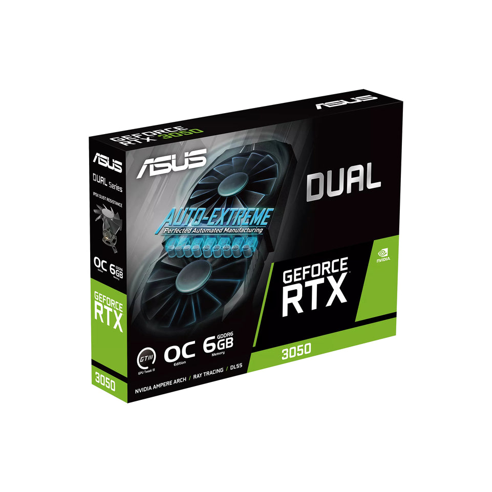 ASUS DUAL-RTX3050-O6G 6GB GDDR6 HDMI DP