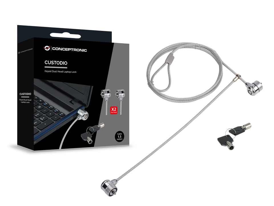 CONCEPTRONIC NBT Notebook/Laptop Dual Schlьsselschloss 1.5m