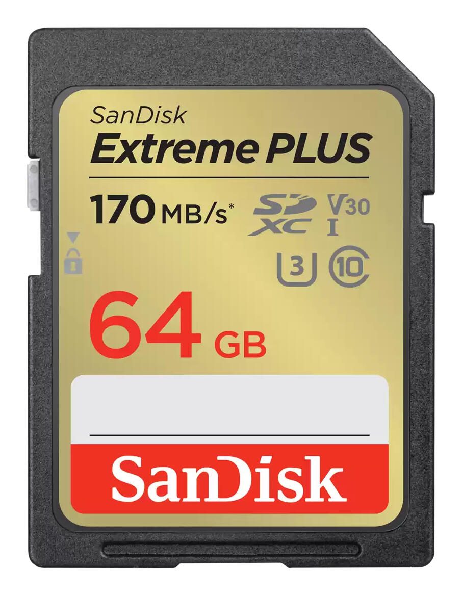 SanDisk Extreme PLUS Speicherkarte 64 GB