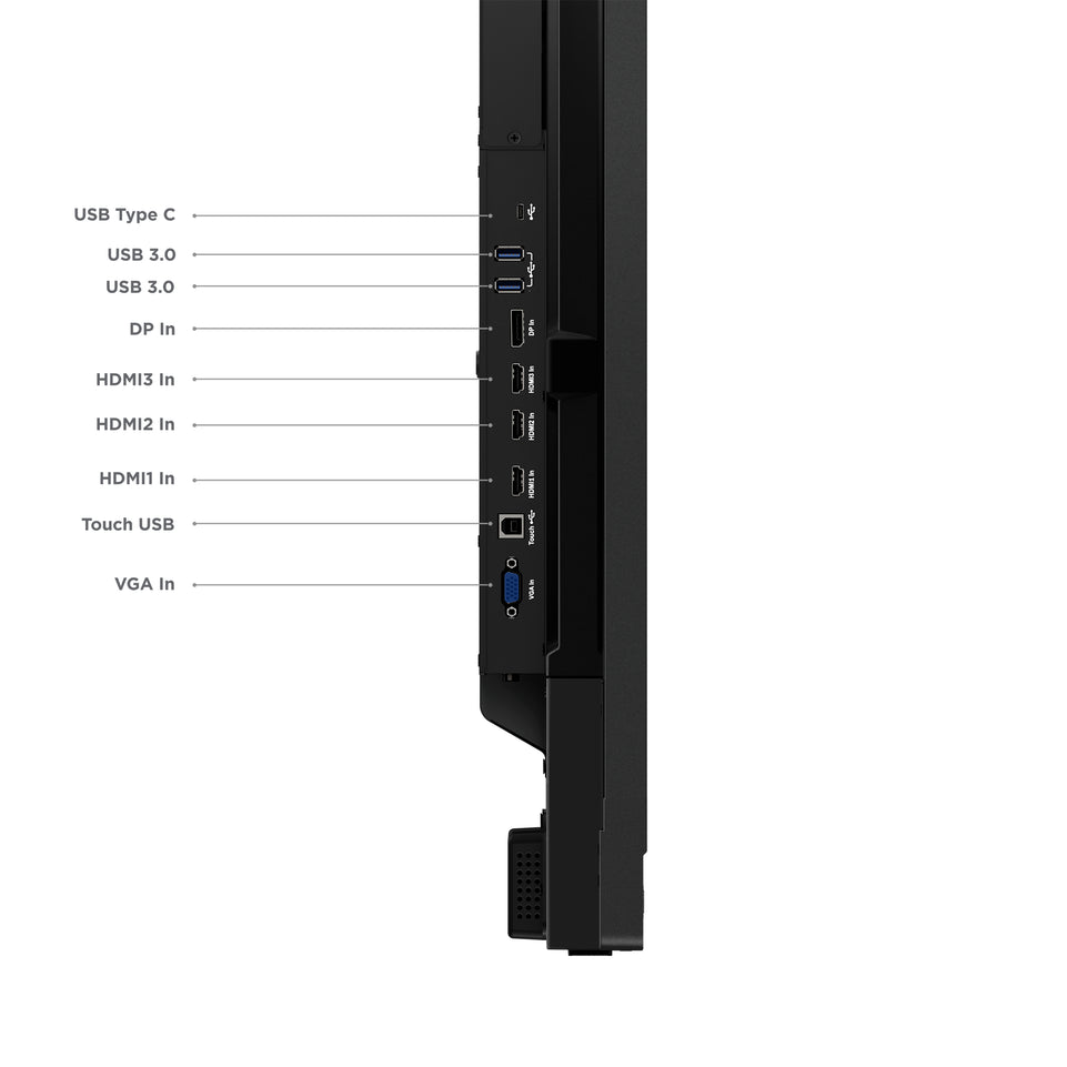 Lenovo ThinkVision ILFD T65 (65")   UHD  HDMI/VGA/USB-C/ETH