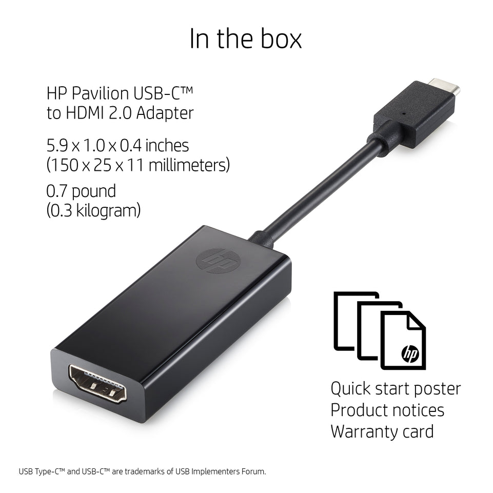 HP Adapter USB-C -&gt; HDMI 2.0