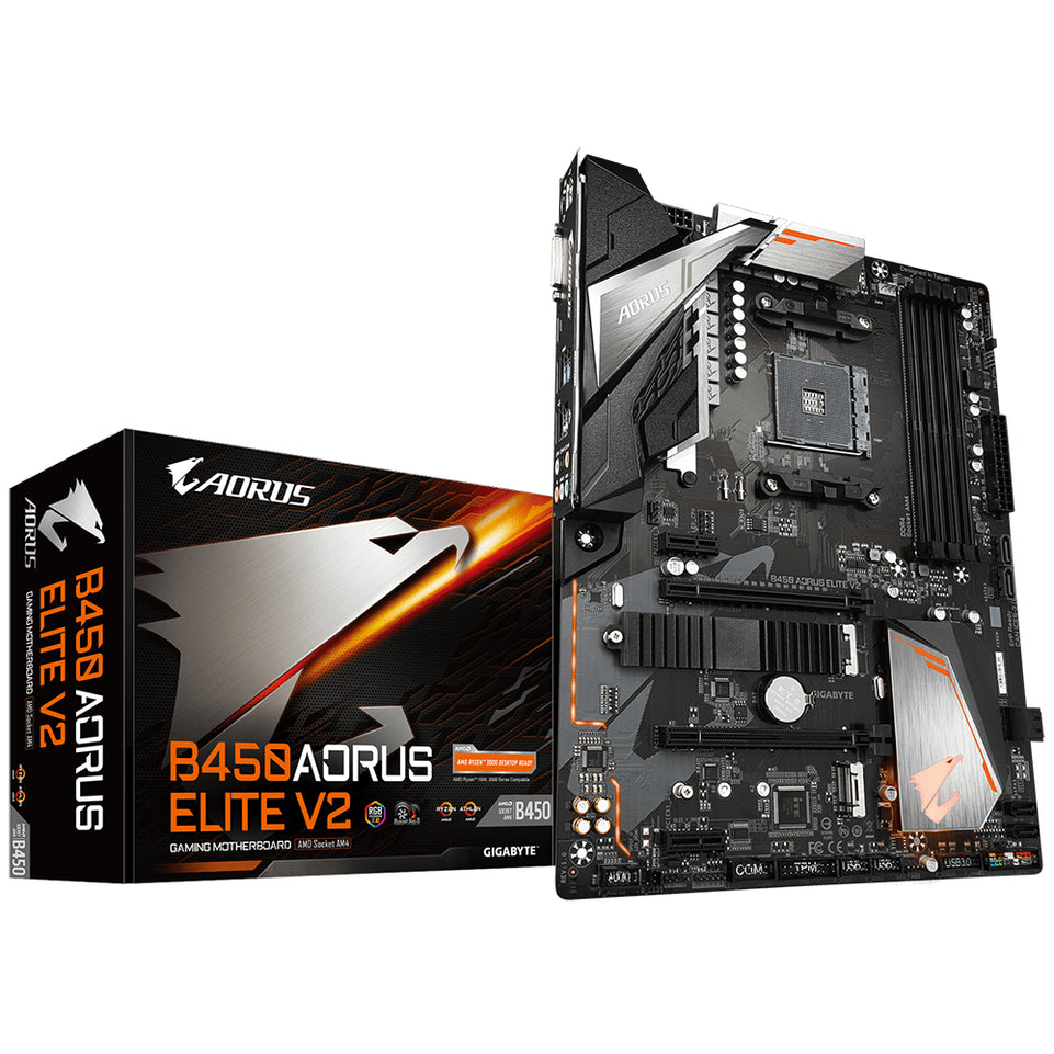 Gigabyte B450 AORUS ELITE V2         (B450,AM4,ATX,DDR4)