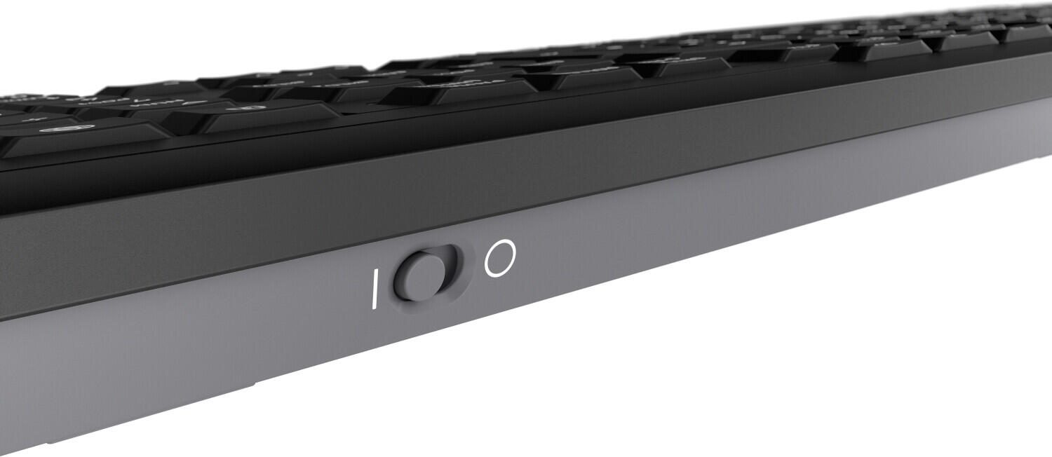 CHERRY Stream Desktop Tastatur- und Maus Set schwarz kabellos