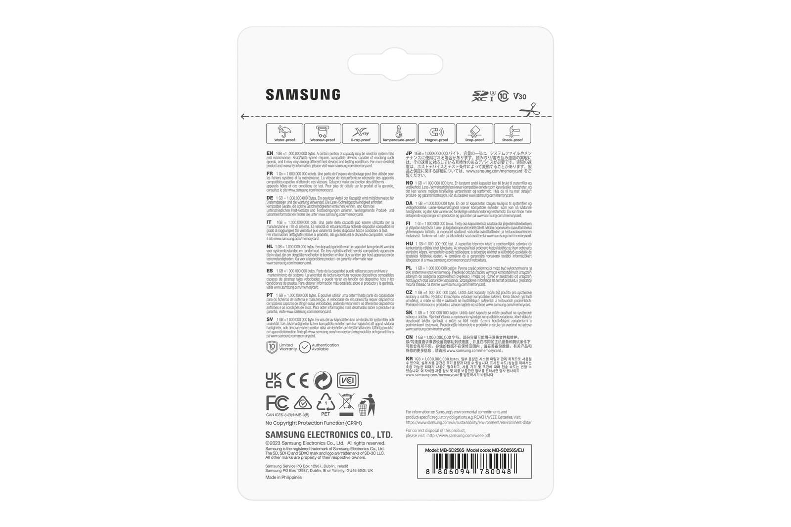 Samsung MB-SD256S Speicherkarte 256 GB