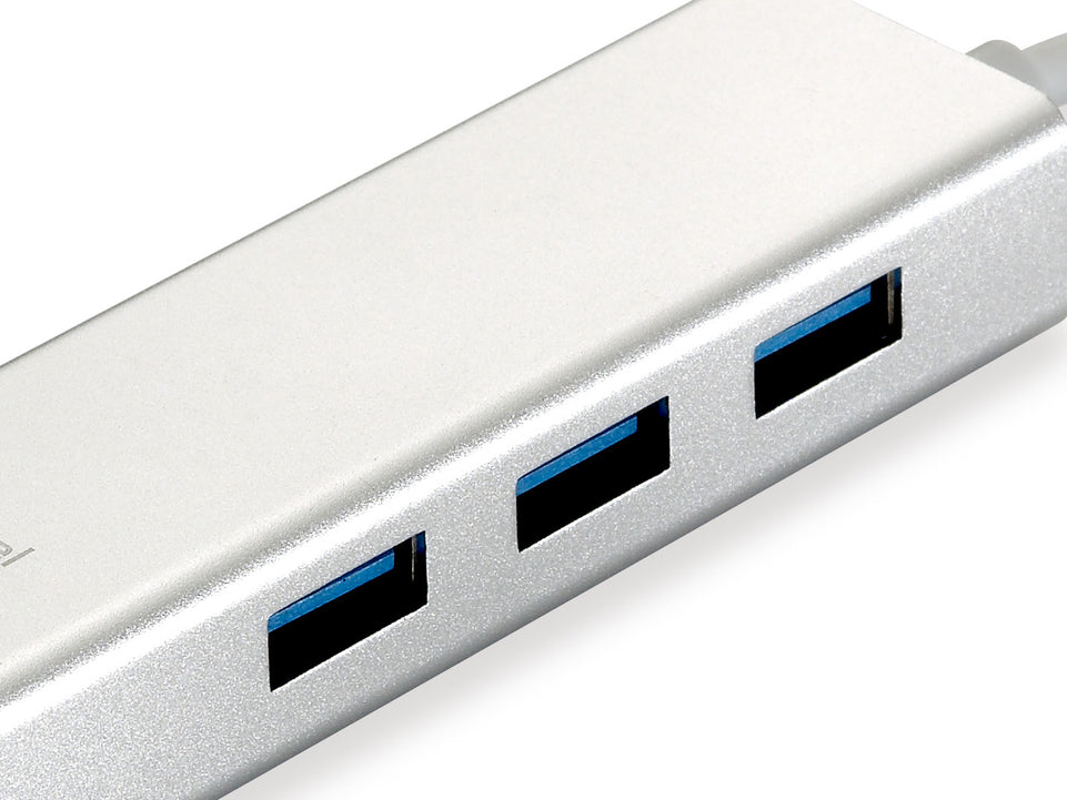 LevelOne Adapter USB3.0-> RJ45 10/100/1000,3xUSB3.0 0.15m si