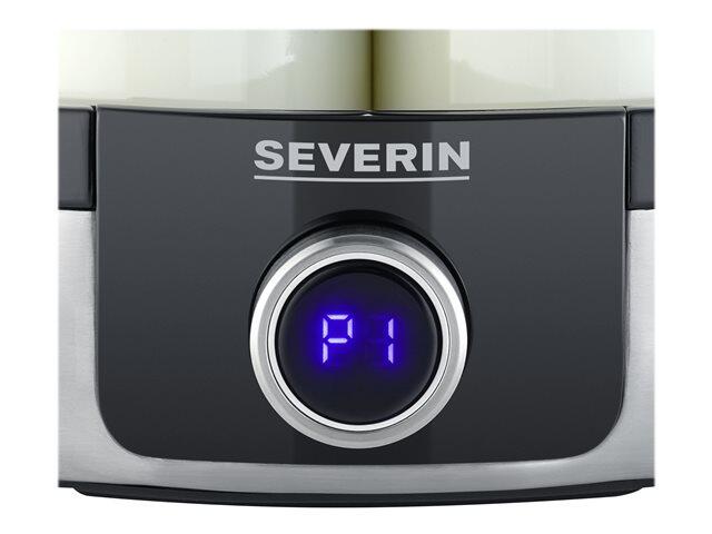 SEVERIN JG 3521 Joghurtbereiter, Edelstahl gebürstet/schwarz