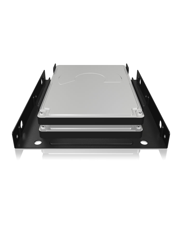 Einbaurahmen IcyBox  2x2,5" HDD/SSD -> 3,5" Schacht retail