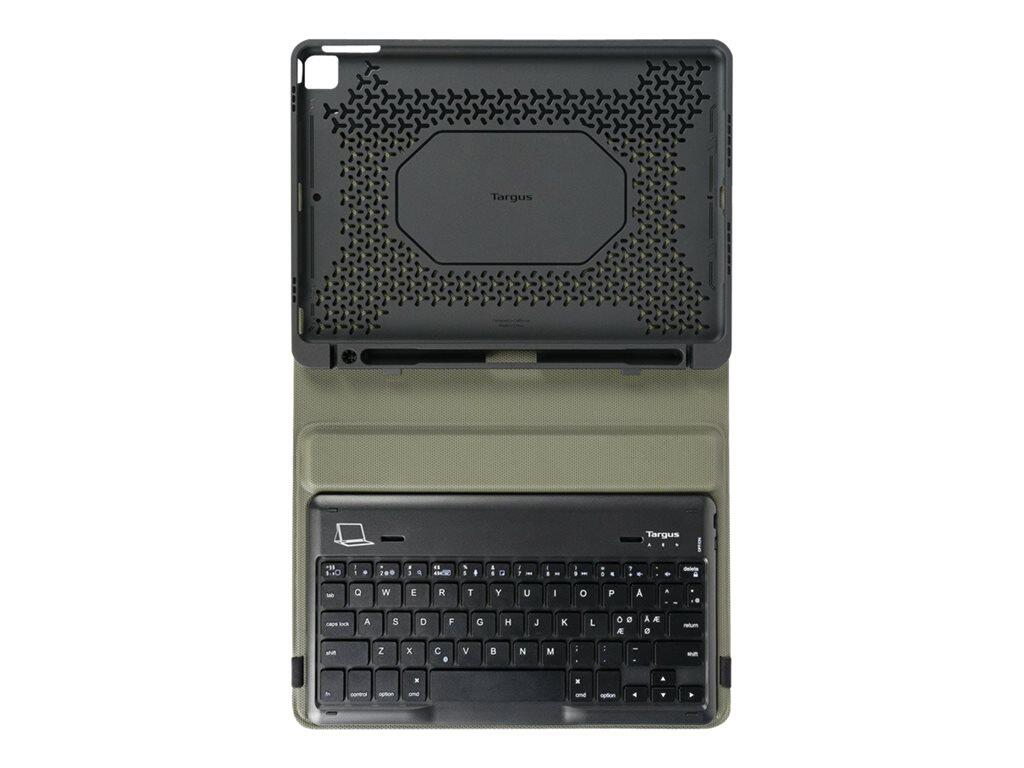 Targus Pro-Tek Education für iPad 7. - 9. Generation 10.2', Tastatur und Foliohülle in Schwarz (DE-Layout)