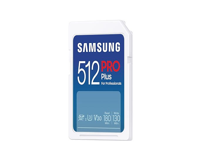 Samsung PRO Plus MB-SD512SB Speicherkarte 512 GB mit USB Kartenleser