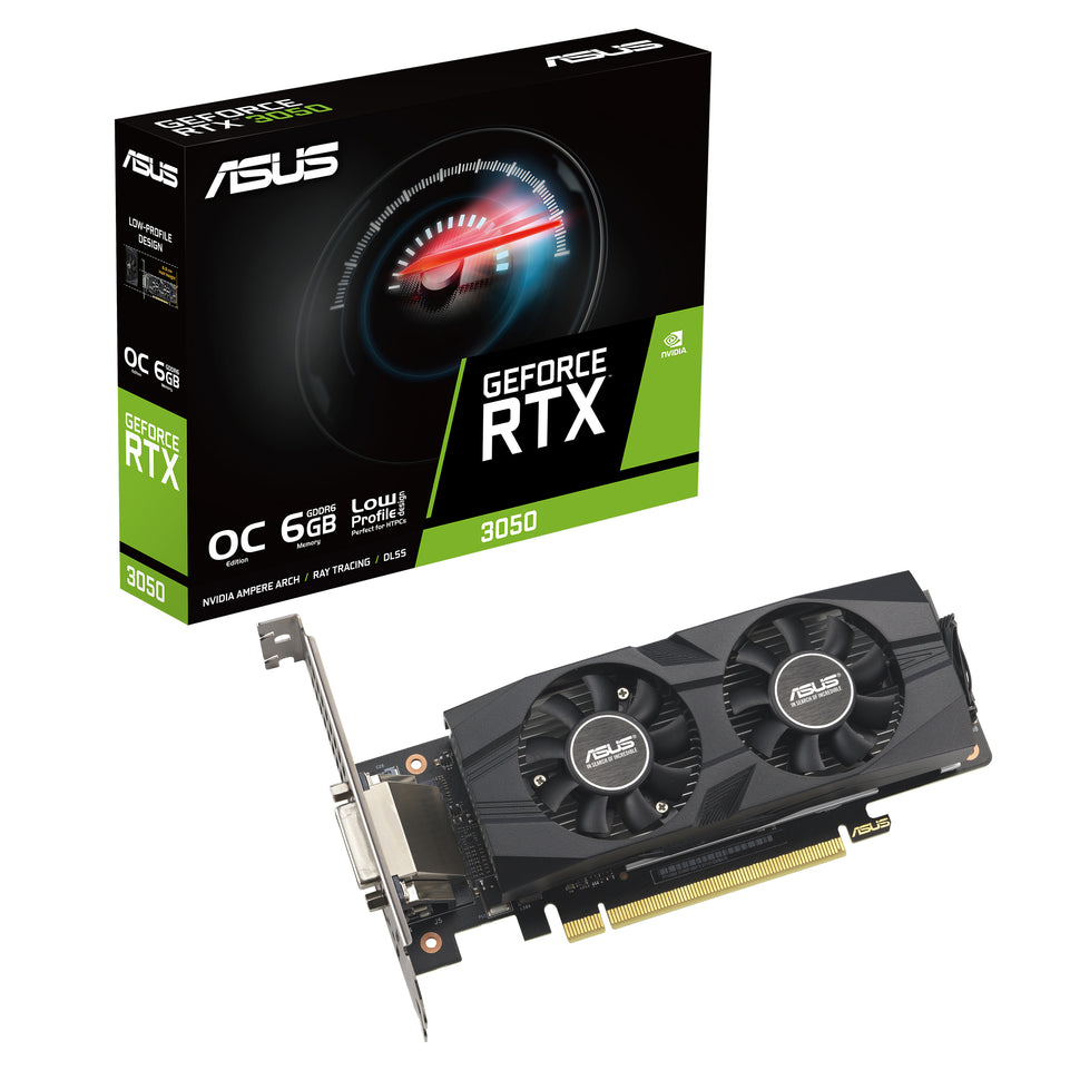 ASUS RTX3050-O6G-LP-BRK 6GB GDDR6 HDMI DP