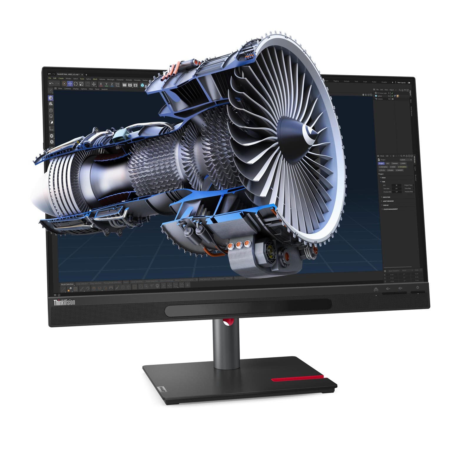 Lenovo ThinkVision 27 3D 4K Ultra HD Display 68,6 cm (27')