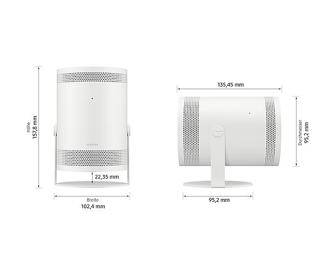 Samsung The Freestyle SP-LFF3C 2nd Gen. tragbarer DLP Beamer 550 LED Lumen