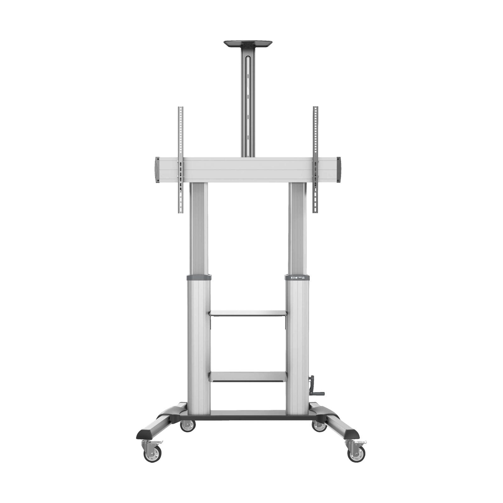 Eaton Tripp Lite Series Safe-IT Schwerlast-Rollwagen für TV mit höhenverstellbarer Handkurbel für 60- bis 100-Zoll-Displ