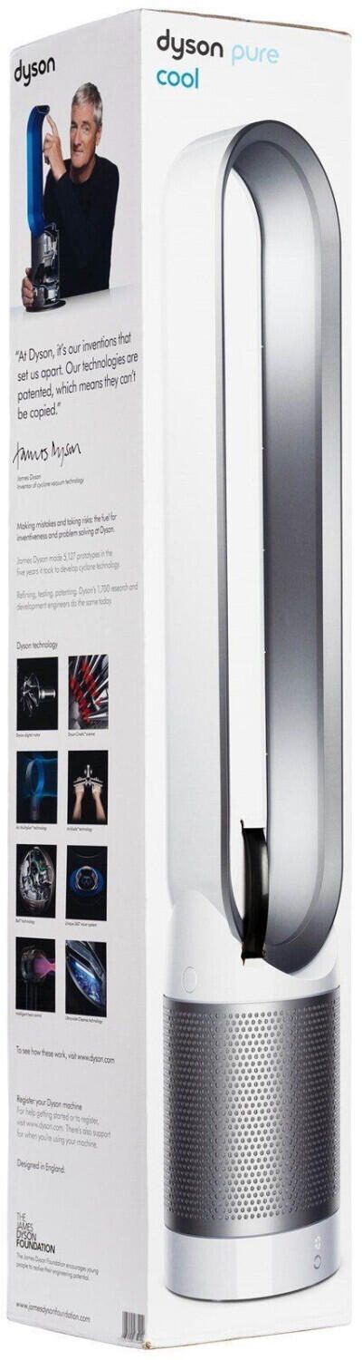 DYSON Pure Cool TP00 -blattloser Ventilator/Reiniger, Weiß/Silber