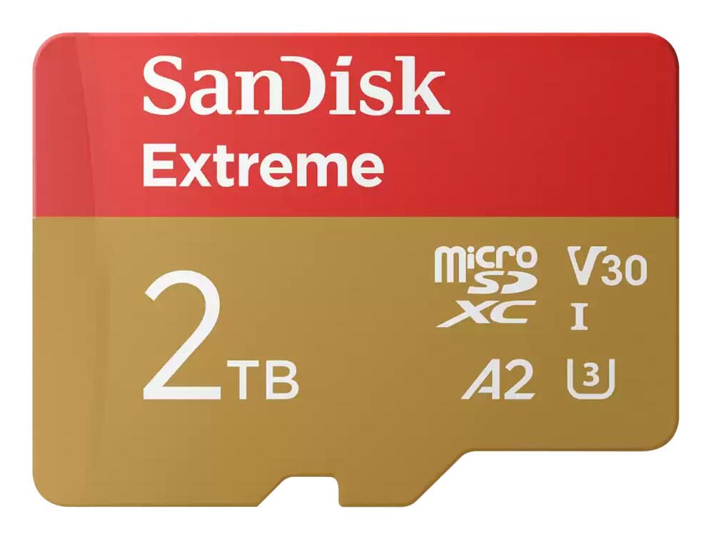 SanDisk Extreme® microSDXC 2 TB + SD Adapter