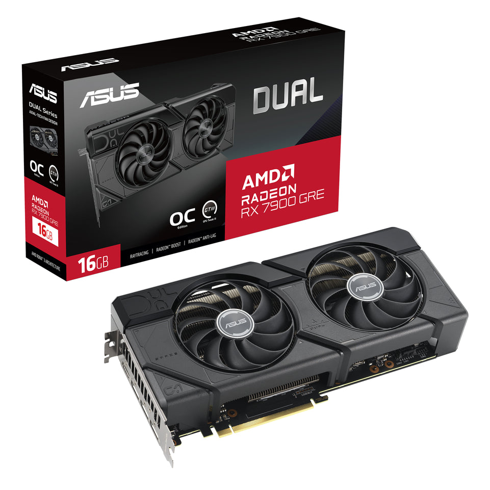 ASUS DUAL-RX7900GRE-O16G-GAMING 16GB GDDR6 HDMI DP